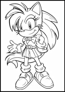 disegni da stampare sonic