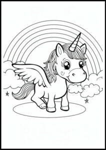 disegni unicorni