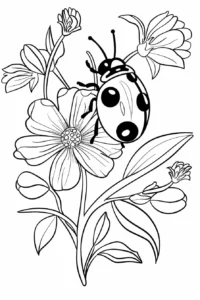 coccinella disegno