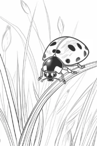 disegni coccinella da colorare