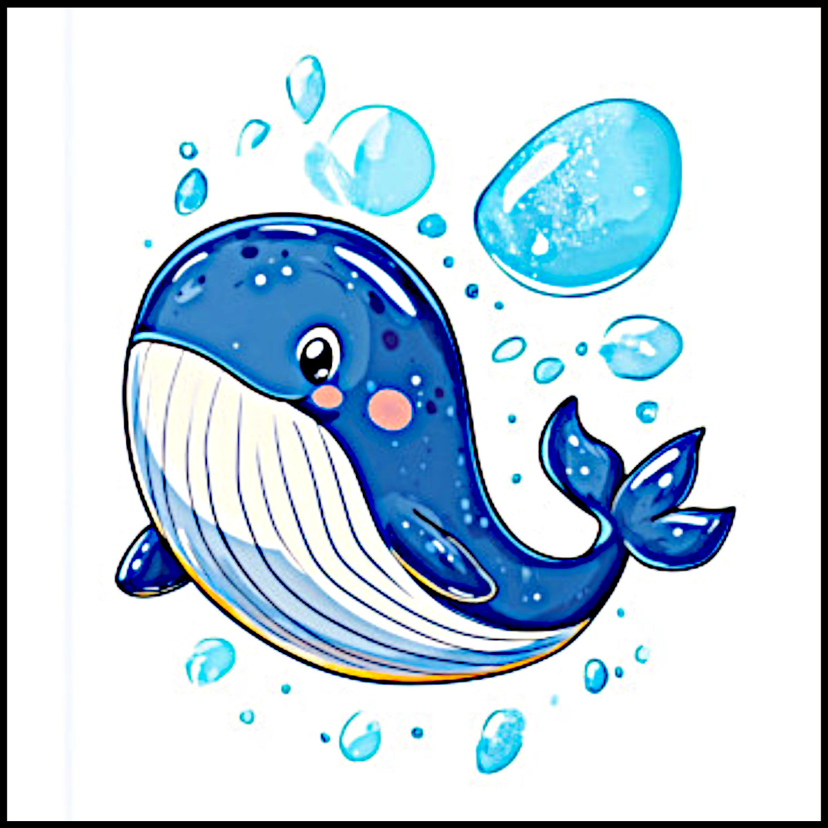 balena da colorare