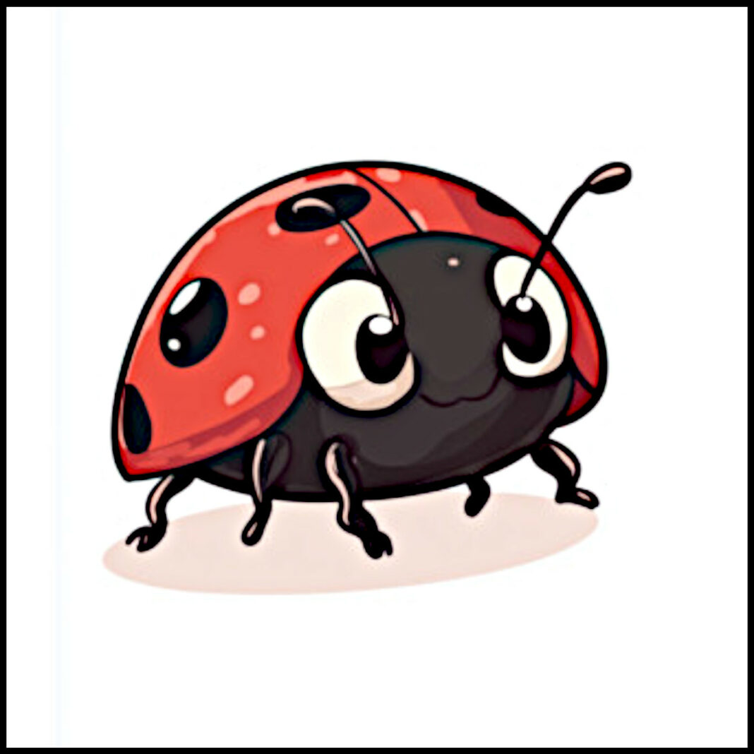 coccinella da colorare