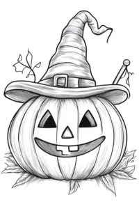 disegni zucche halloween