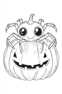 disegno ragno halloween