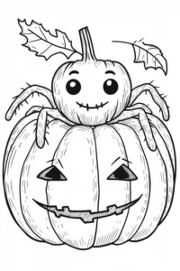 ragnetto halloween disegno