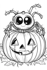 ragno halloween disegno