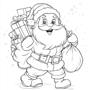 babbo natale disegno