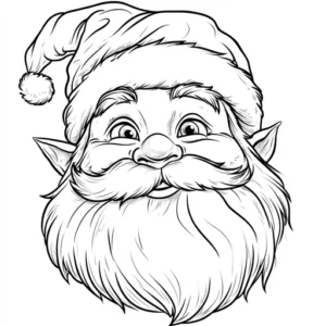 babbo natale disegno