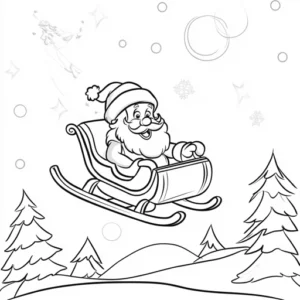 babbo natale disegno facile