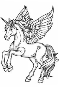 disegni da colorare unicorni