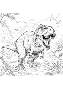 disegni di dinosauri da colorare