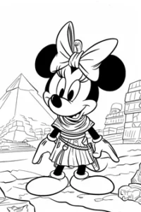 disegni minnie da colorare