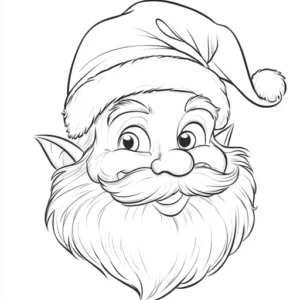 disegno babbo natale