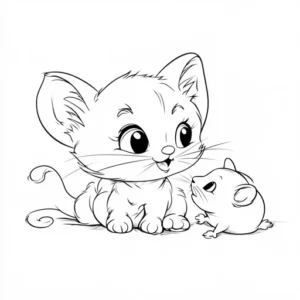 disegno gatto