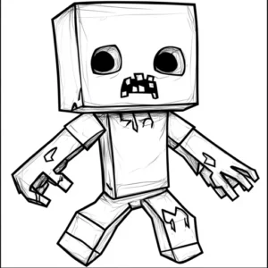 minecraft disegni da colorare