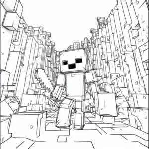 minecraft disegni da colorare