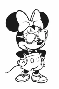 minnie da colorare