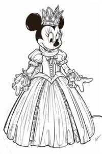 minnie da colorare