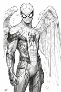 disegni spiderman da colorare