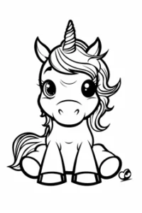 unicorno disegno