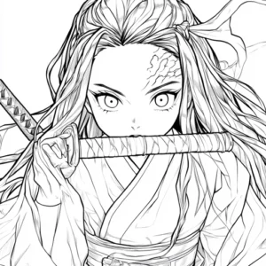 disegni demon slayer nezuko