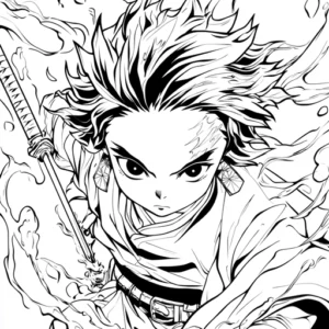 disegni demon slayer zenitsu