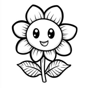 disegni semplici di fiori