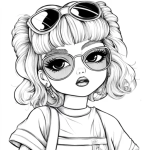 disegni kawaii da colorare persone