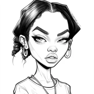 disegni kawaii persone famose