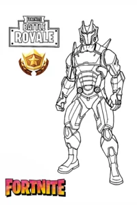 disegno da colorare fortnite