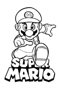 disegno super mario