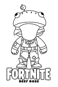 immagini fortnite da colorare