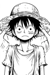 one piece da colorare