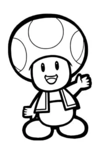 personaggi super mario da colorare