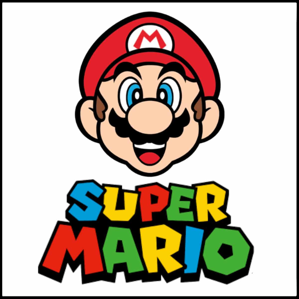 super mario da colorare