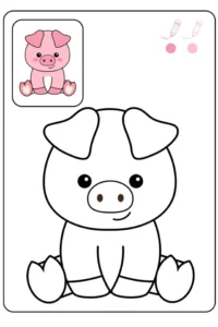 disegni da colorare kawaii animali