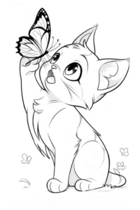 disegni da colorare kawaii animali