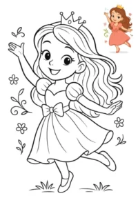 disegni da colorare kawaii ragazze