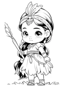 disegni di ragazze kawaii da colorare
