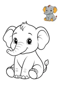 disegni kawaii da colorare animali