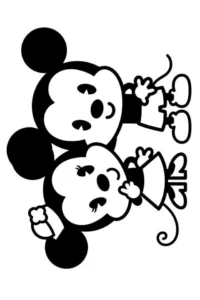 disegni kawaii da colorare disney