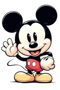 kawaii disney da colorare