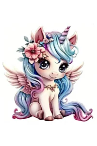 disegni unicorno colorati da stampare