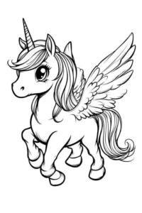 unicorni da colorare