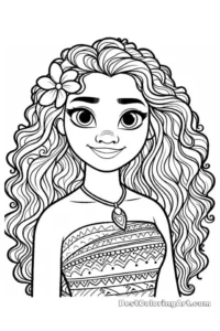 disegni da colorare disney oceania