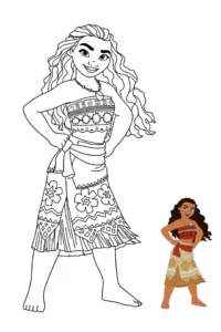 disegni da colorare disney oceania