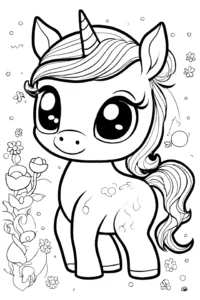 unicorno da colorare