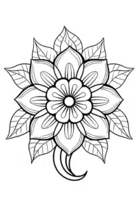 mandala da colorare