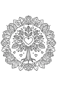 mandala disegno da colorare