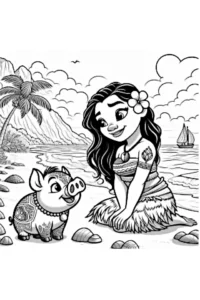 oceania disegno da colorare